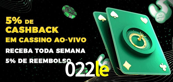 Promoções do cassino ao Vivo 022le
